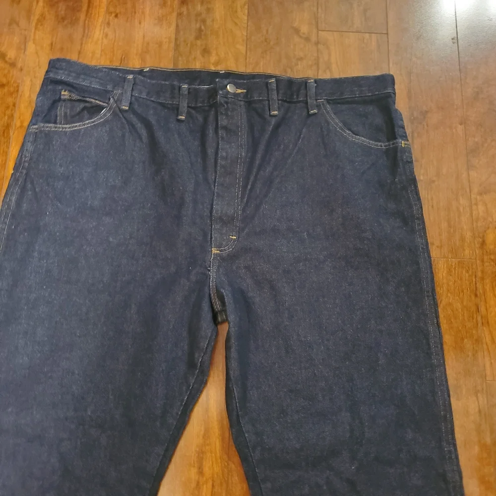 NWOT‎ Rustler Classic Mens Jeans48×30 Blue Denim Regular Fit Straight Leg